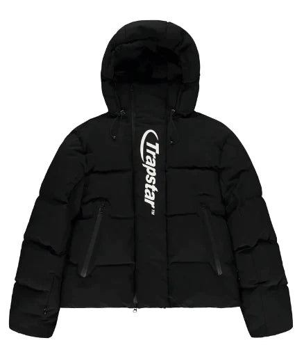 Trapstar Hyperdrive Technical Puffer Jacket - Black/White