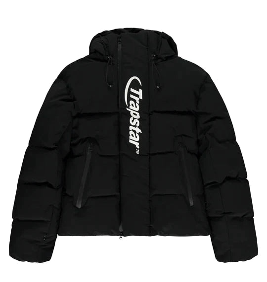 Trapstar Hyperdrive Technical Puffer Jacket - Black/White