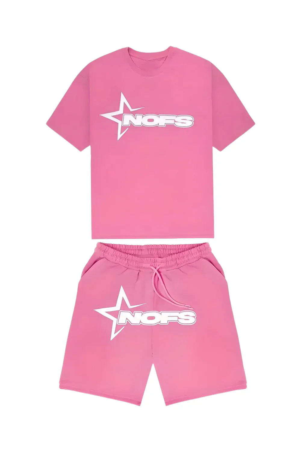 SUMMER SHORT SET NOFS PINK