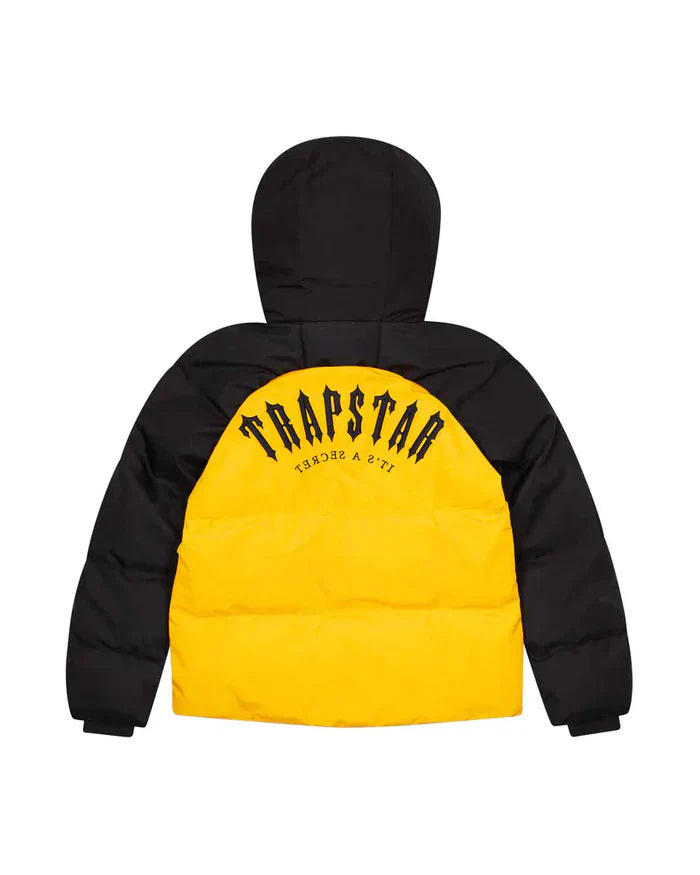 Trapstar Irongate Arch Puffer Jacket AW23 - Yellow / Black