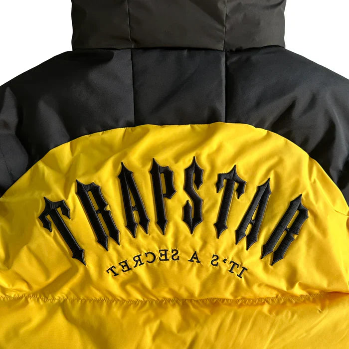 Trapstar Irongate Arch Puffer Jacket AW23 - Yellow / Black